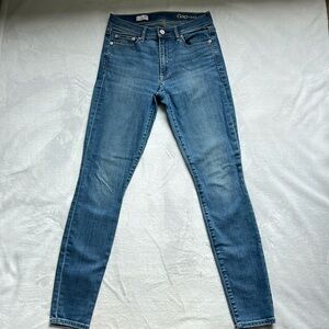 Gap True Skinny Denim Stretchy Jeans, Size 27r